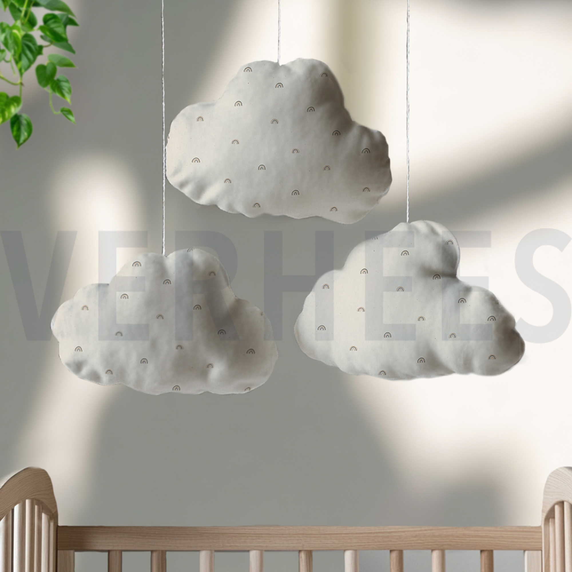 BAUMWOLLE POPELINE GOTS NATURAL REGENBÖGEN NATUR (high resolution) #6