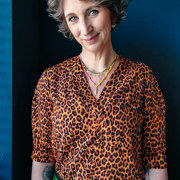 LENZING™ ECOVERO™ DIGITAAL ANIMAL SKIN BRUIN (thumbnail) #6