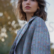 STEPPSTOFF MUSSELIN BLUMEN ZWEISEITIG HELLBLAU/MINT (thumbnail) #6