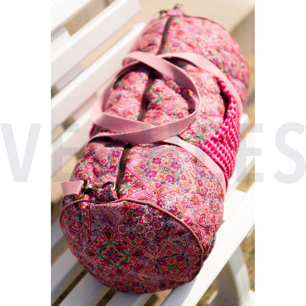 COTON VOILE MATELASSÉ DIGITAL PATCHWORK ROSE #7