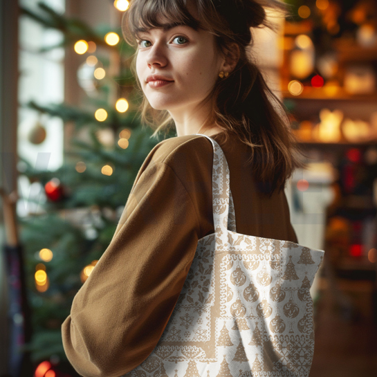 TOILE DÉCORATION DIGITAL NOËL SABLE #7