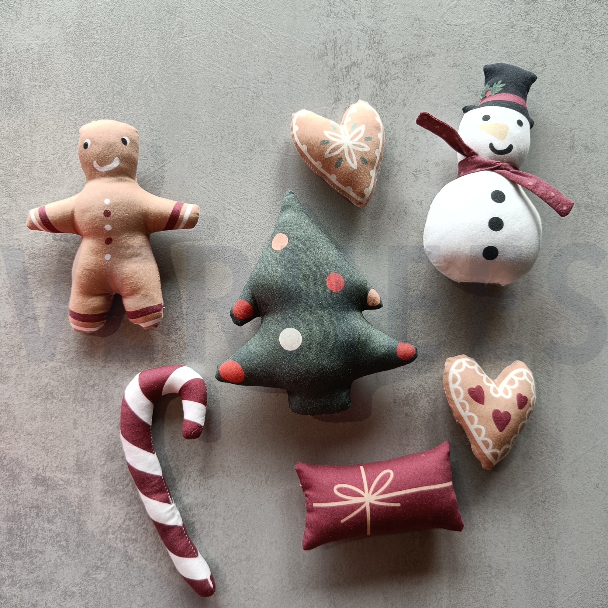 FINE POPLIN GINGERBREAD DOLLHOUSE PANEL MULTICOLOUR (high resolution) #6