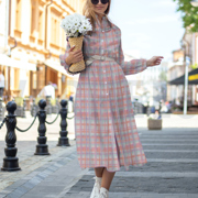 VISCOSE RADIANCE DIGITAL CARREAUX VIOLET (thumbnail) #6