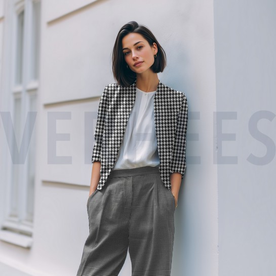 HAHNENTRITT SCHWARZ-WEISS #7