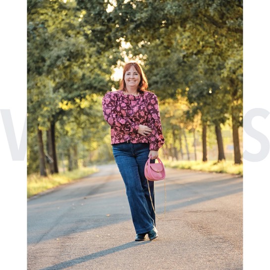 COTTON SATIN FLOWERS BURGUNDY #7