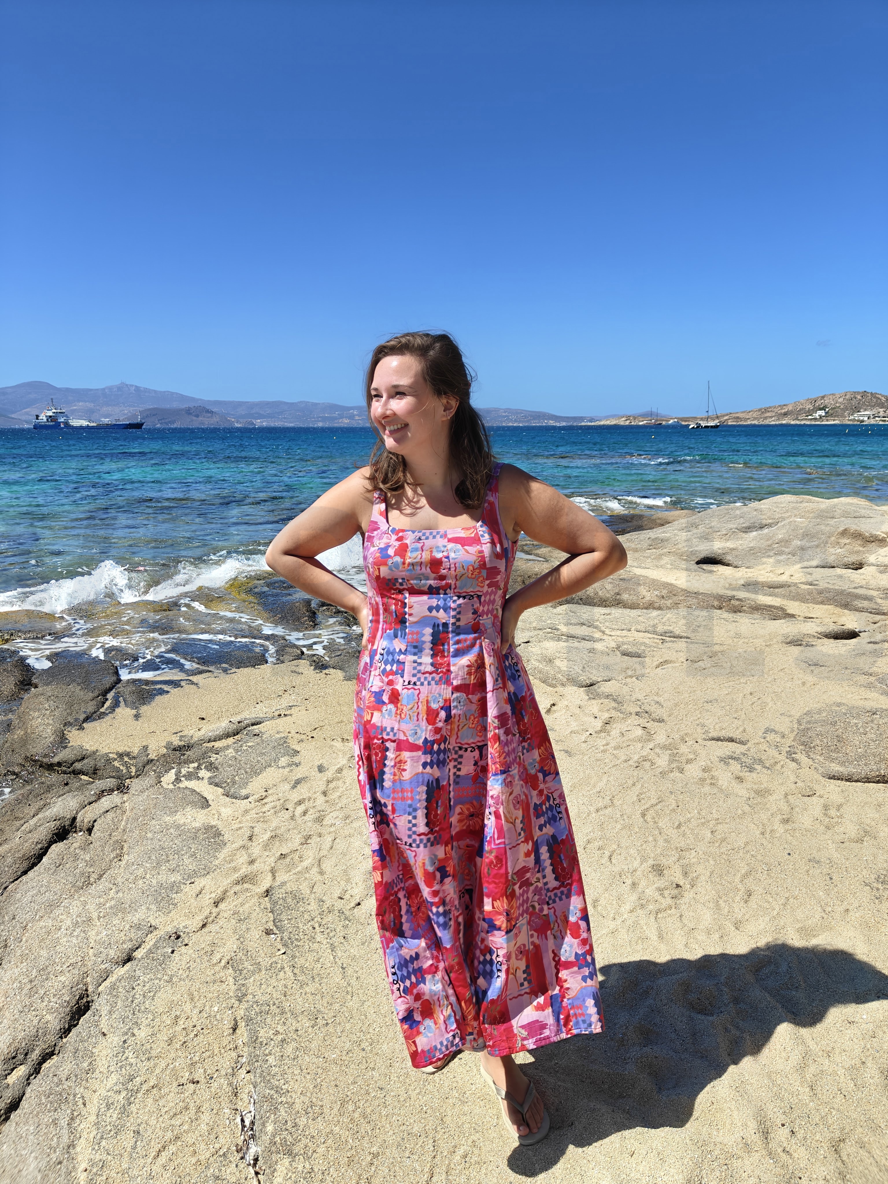 COTON SATIN DIGITAL PATCHWORK ROUGE #7