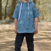 JERSEY MELANGE NEON DRAGONS BLUE SHADOW (thumbnail) #6