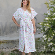 MUSSELIN DIGITAL BLUMEN WEISS (thumbnail) #6