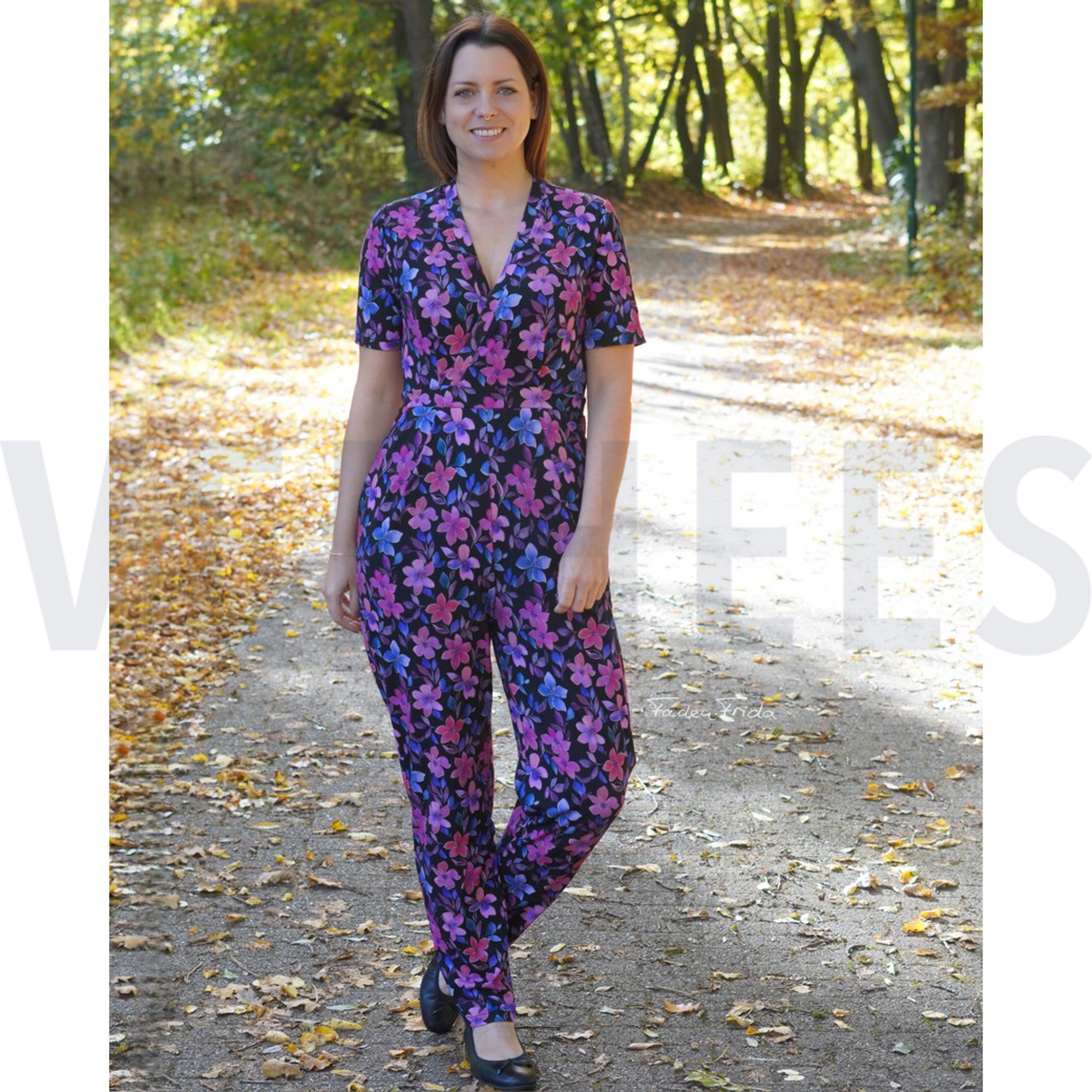 PUNTA DI ROMA DIGITAL FLEURS NOIR (high resolution) #6