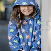 REGENMANTEL BLUMEN JEANSBLAU (thumbnail) #6