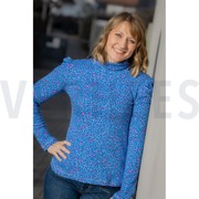 JERSEY CÔTELÉ PEAU D’ANIMAL BLEU COBALT (thumbnail) #6