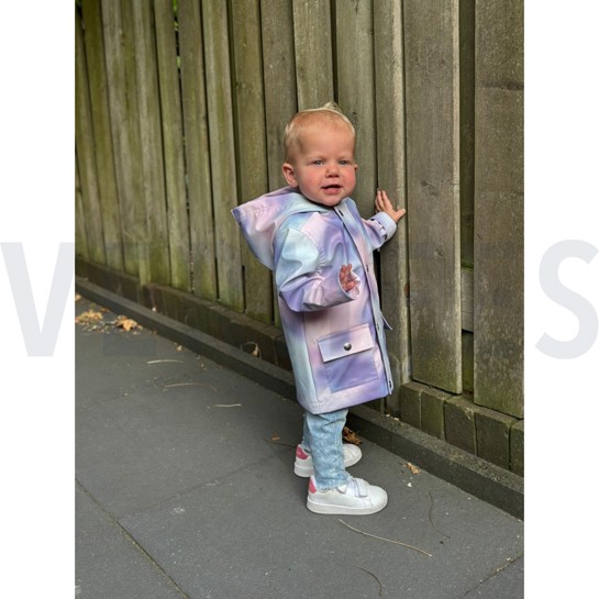 RAINCOAT ABSTRACT PINK #7