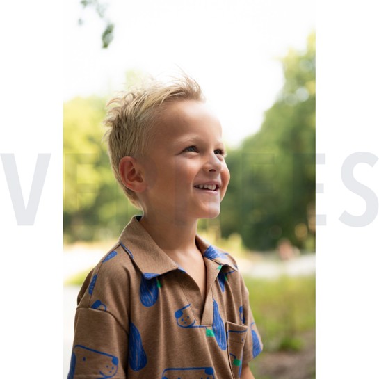 JERSEY MELANGE HUNDE ECRU #7