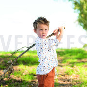 JERSEY CÔTELÉ POINTS ROUGE BRIQUE (thumbnail) #6