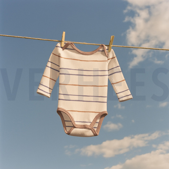 RIPPJERSEY GOTS NATURAL STREIFEN NATUR #7