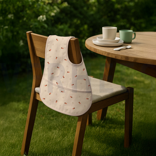 BAUMWOLLE POPELINE GOTS NATURAL ÄPFEL NATUR #7