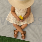 DOUBLE GAUZE GOTS NATURAL STRIKJES NATUREL (thumbnail) #6