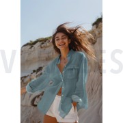 COTTON VISCOSE OLIVE (thumbnail) #6