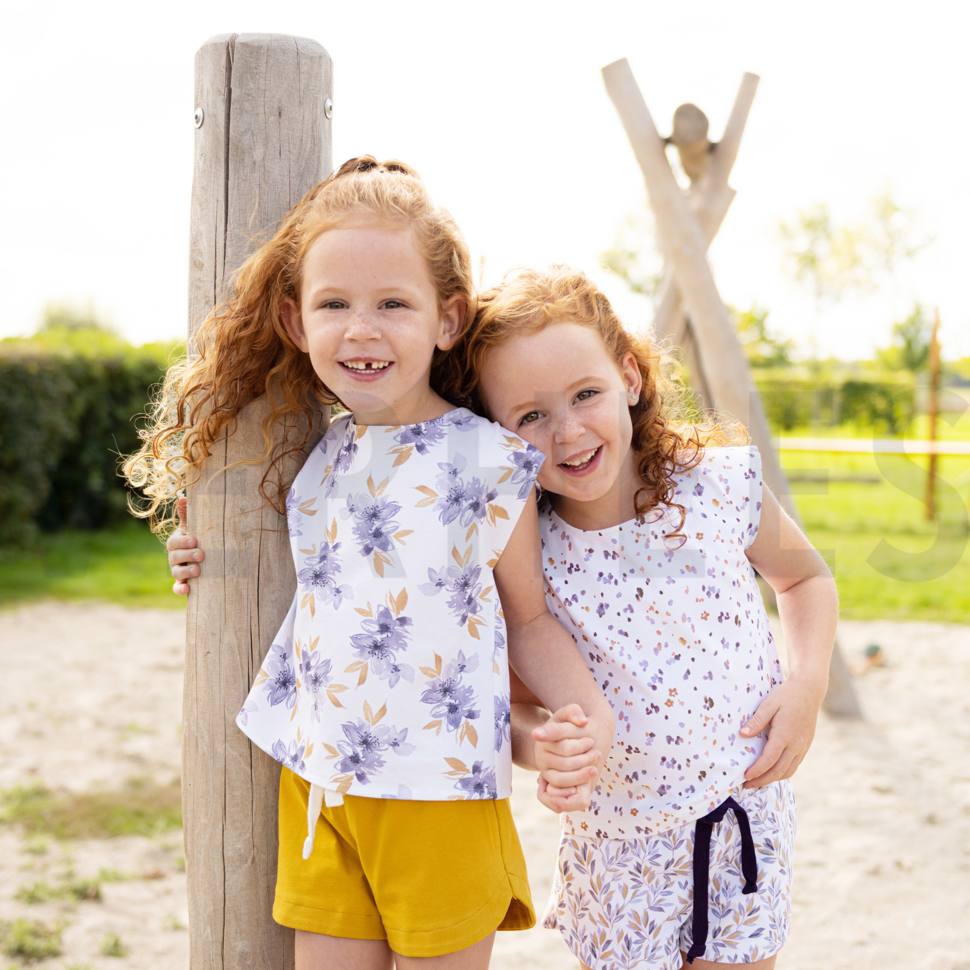 JERSEY DIGITAL FLOWERS AND LEAVES WHITE/LAVENDER (high resolution) #6