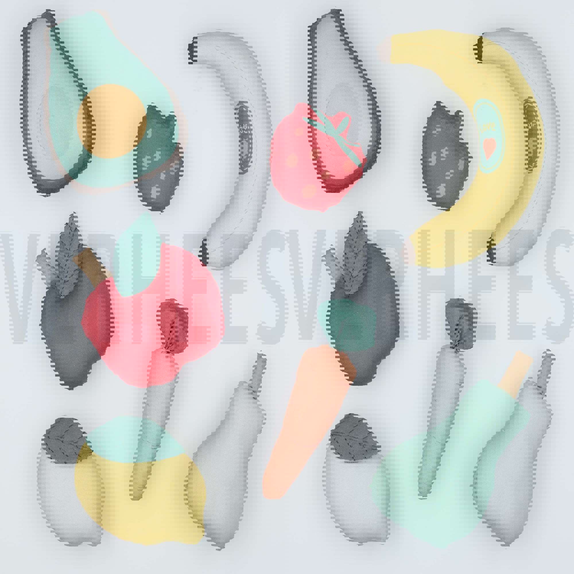 POPELINE DE COTON DIGITAL PANNEAU MARCHÉ FERMIER BLEU CLAIR (high resolution) #6