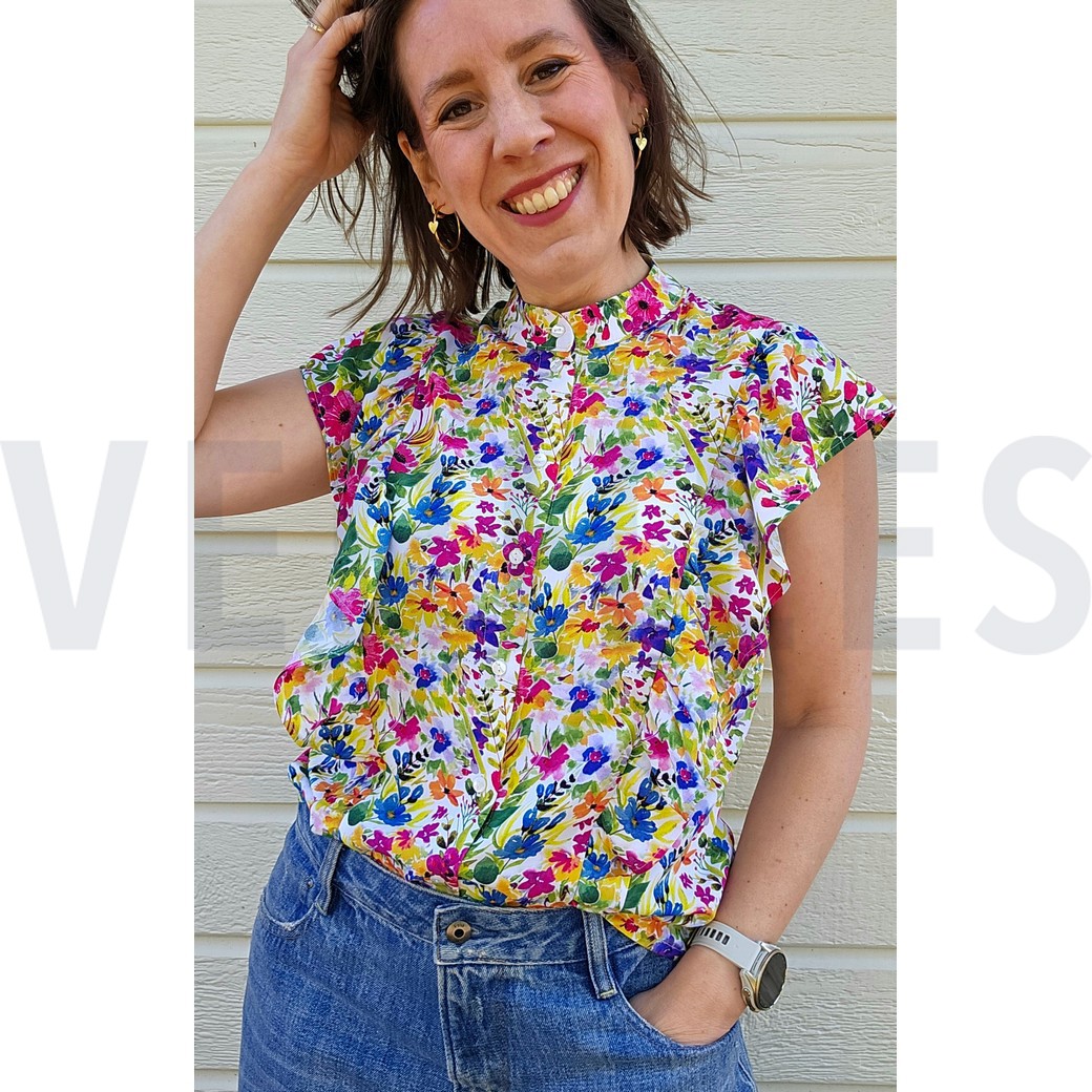 VISCOSE RADIANCE DIGITAAL BLOEMEN MULTI #7