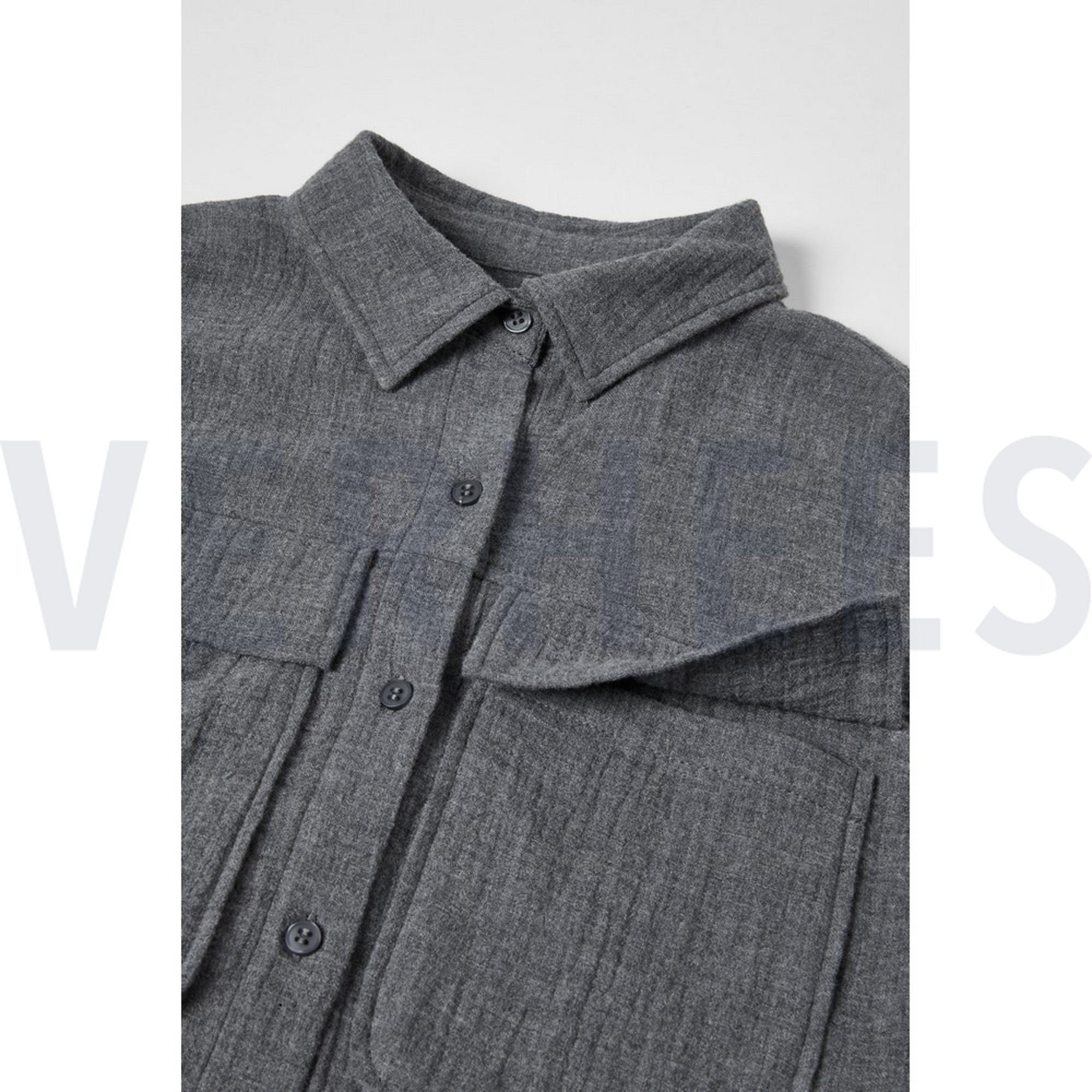 DOUBLE GAUZE MELANGE NAVY MELANGE (high resolution) #6