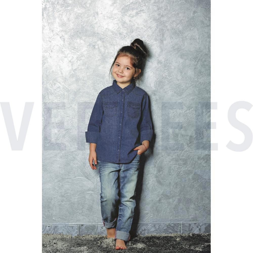 DENIM STRETCH 9 OZ GERECYCLED BLAUW #7