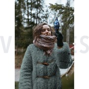 FAUSSE FOURRURE AVEC LUREX ARGENT GRIS (thumbnail) #7