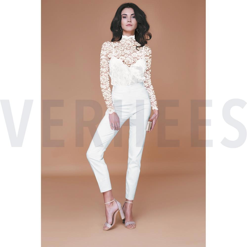 LACE TWO-SIDE SCALLOP GREY #7
