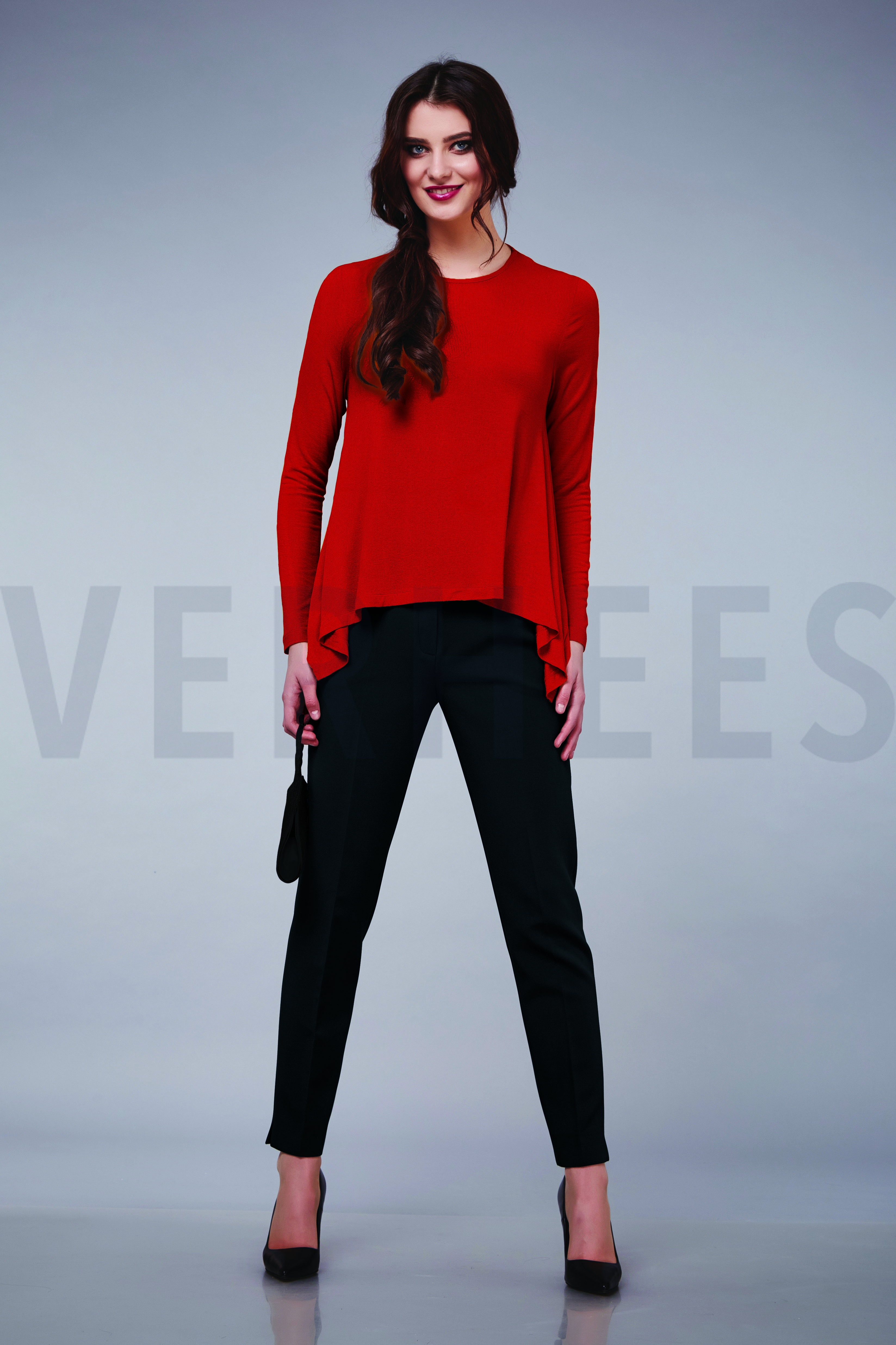 VISCOSE ROSELLA STRETCH KERSENROOD #7