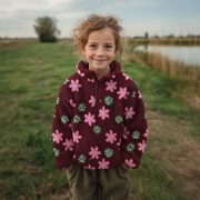 TEDDY JACQUARD BLUMEN BORDEAUXROT (thumbnail) #7
