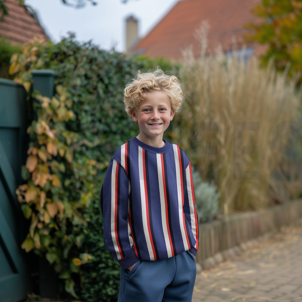 SOFT SWEAT STREPEN BRUIN #7