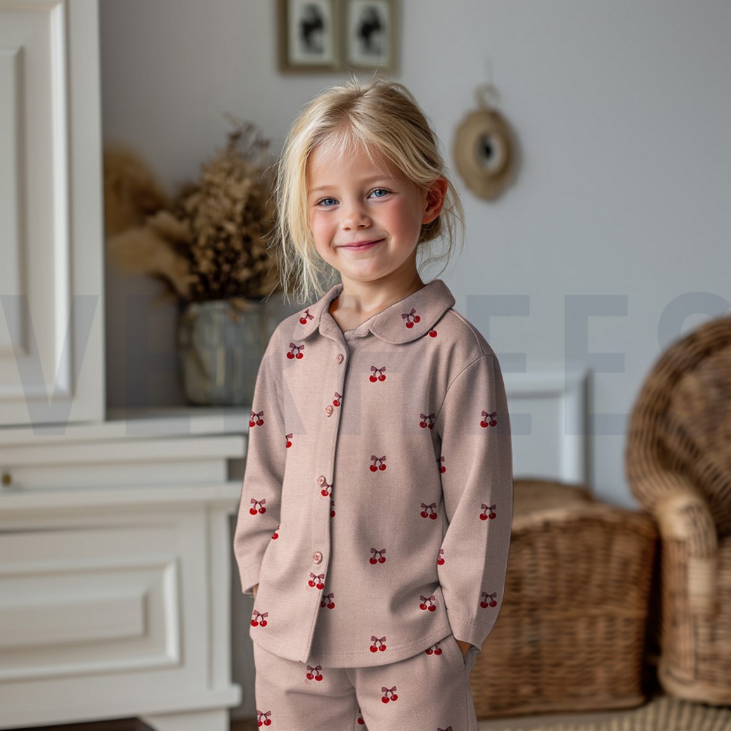 FLANELLE CERISES NATUREL #7