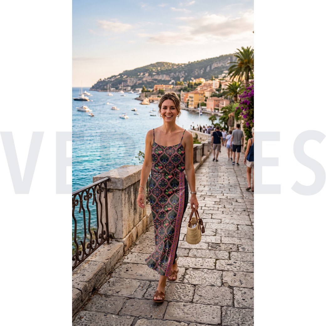 VISKOSE RADIANCE DIGITAL BOHO SCHWARZ #7