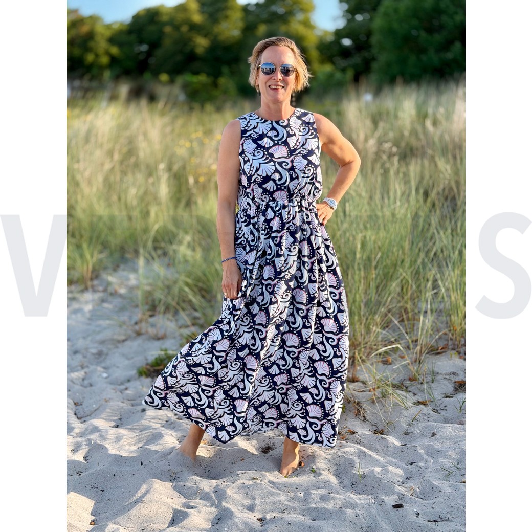 VISCOSE RADIANCE ABSTRACT BLAUW #7