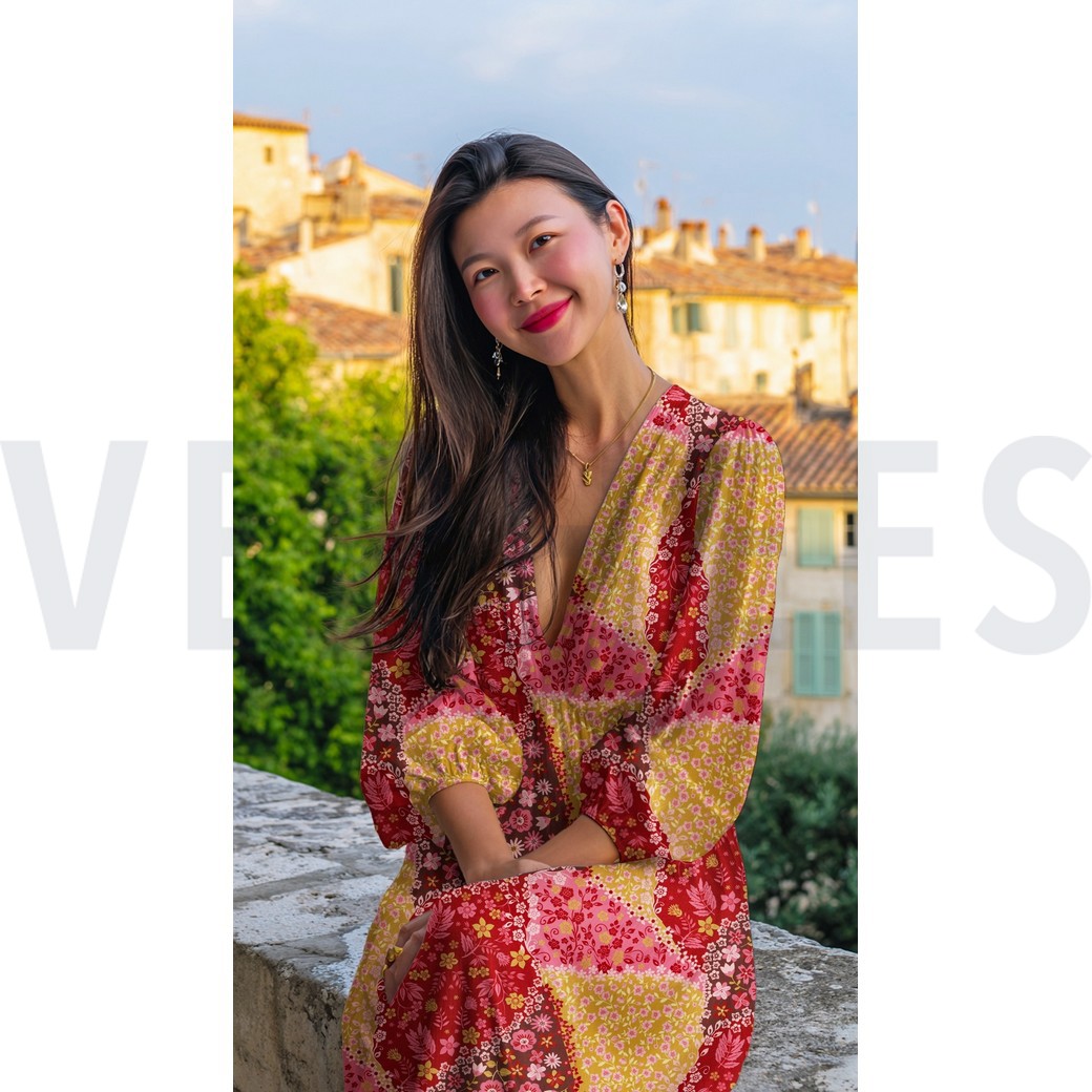 VISCOSE RADIANCE PATCHWORK GREEN #7