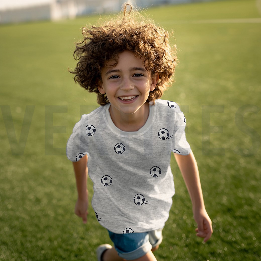 JERSEY MELANGE SOCCERBALLS GREEN #7