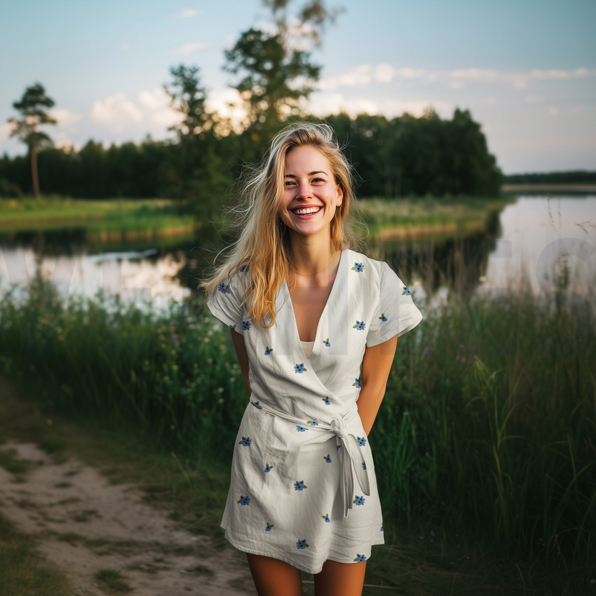 DOUBLE GAUZE GESTREEPT EMBROIDERY FRUIT NATUREL (high resolution) #7