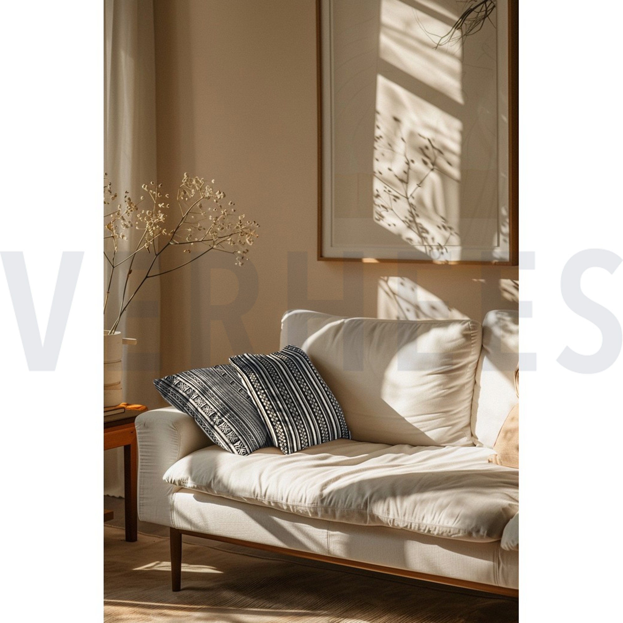 GOBELIN ABSTRACT SCHWARZ/WEISS (high resolution) #7