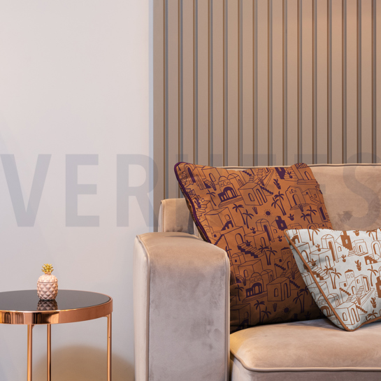 CANVAS TROPISCHE HÄUSCHEN ORANGE #7