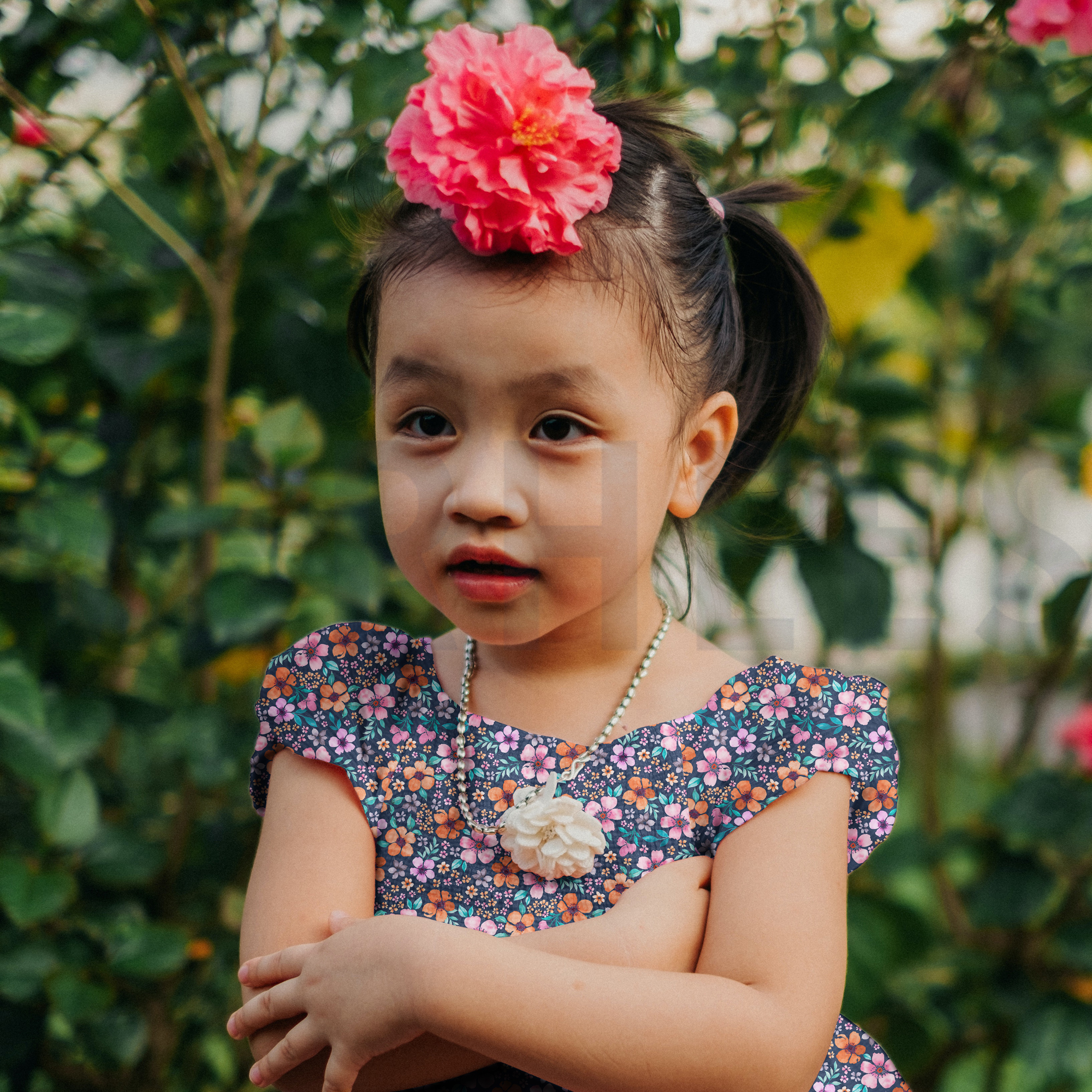 KATOENEN POPLIN DIGITAAL BLOEMEN WIT (high resolution) #7