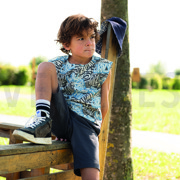 FRENCH TERRY VINTAGE ANTRACIET (thumbnail) #7