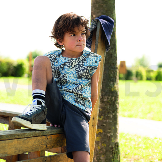 FRENCH TERRY VINTAGE ANTRACIET #7