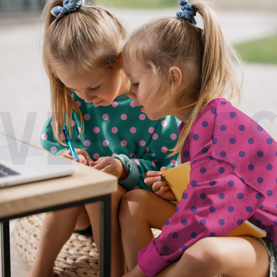 FRENCH TERRY GROTE STIPPEN FUCHSIA #7