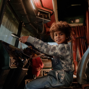 FRENCH TERRY CAMOUFLAGE TRUCKS BLEU (thumbnail) #7