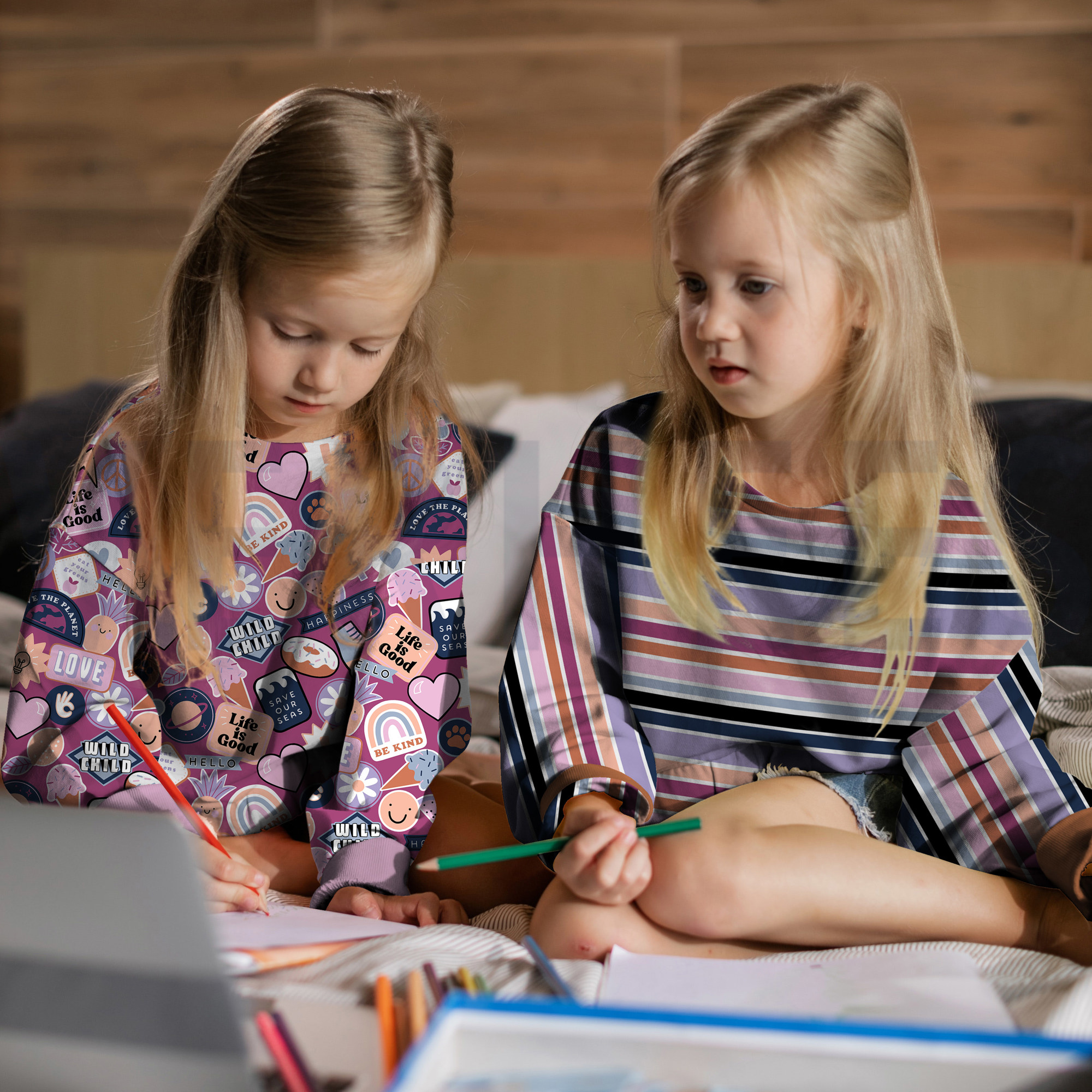 JERSEY PATCHES UND STREIFEN HELLROSA (high resolution) #7