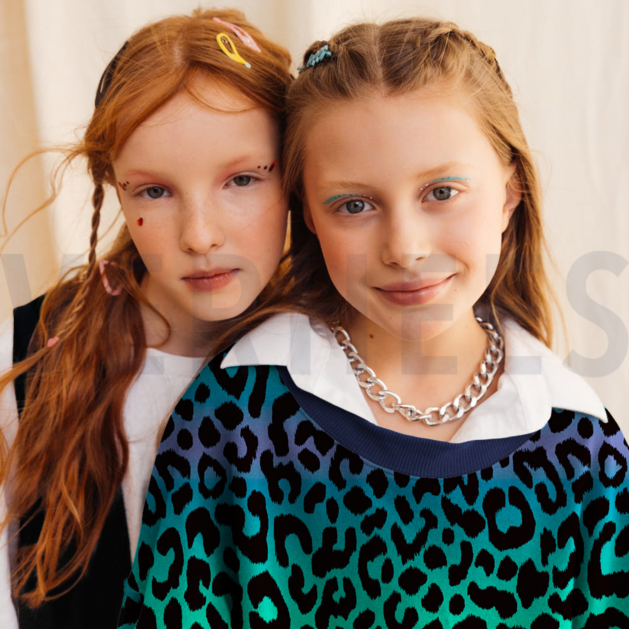 FRENCH TERRY DIGITAL TIERHAUT ROSA (high resolution) #7