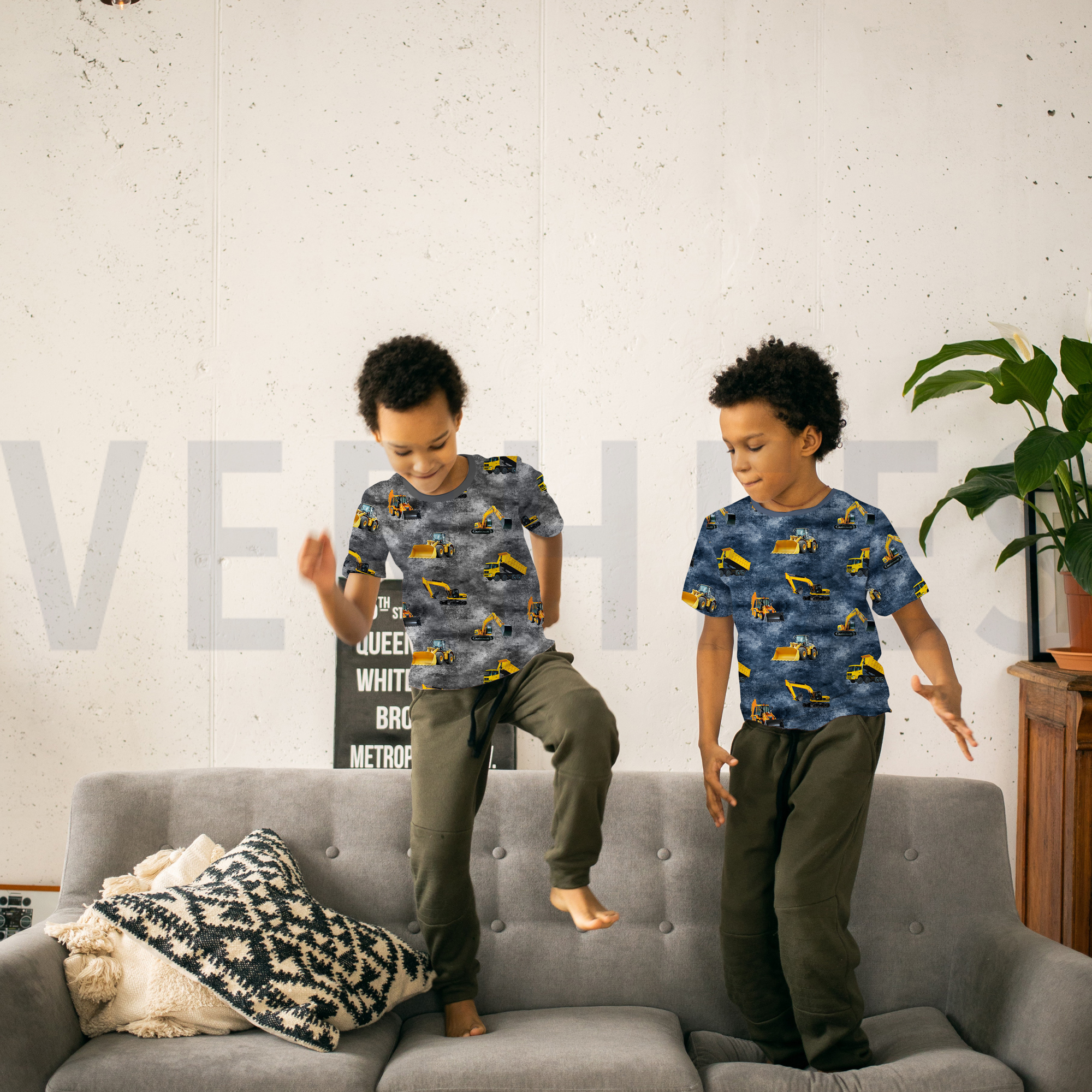 JERSEY DIGITAL CONSTRUCTION VEHICLES NAVY (high resolution) #7