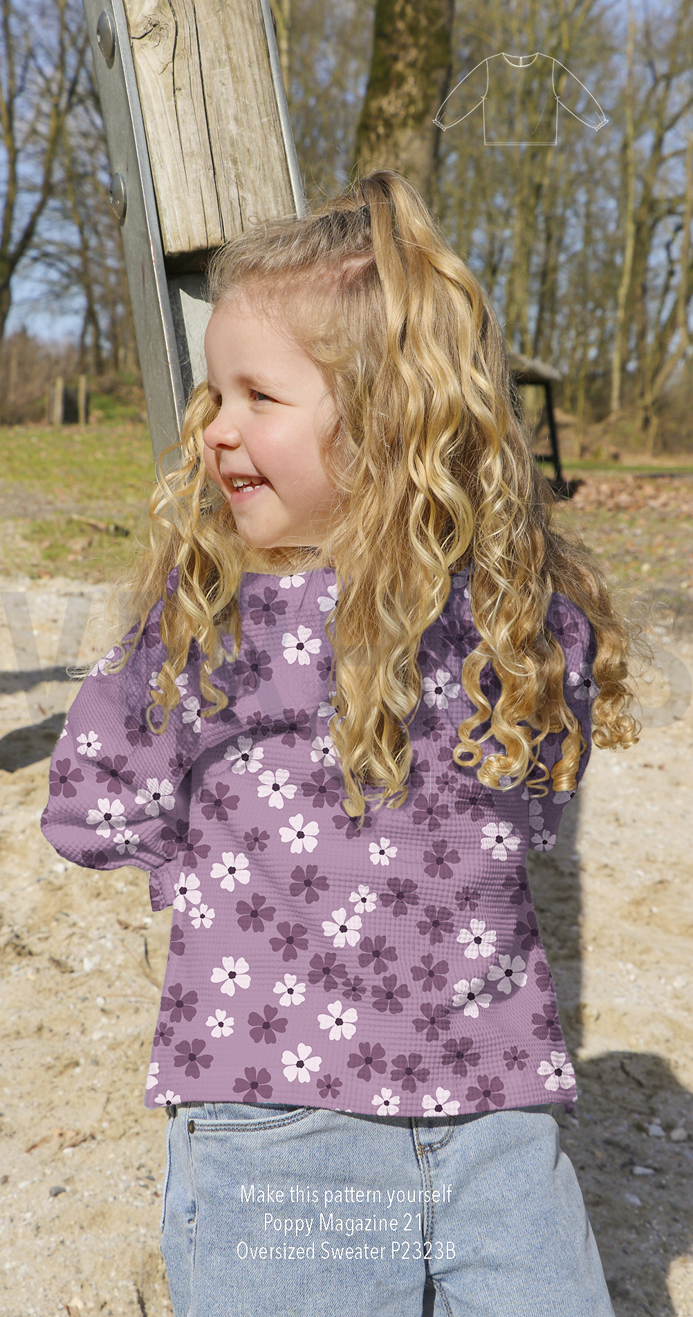 WAFELJERSEY BLAUW #7