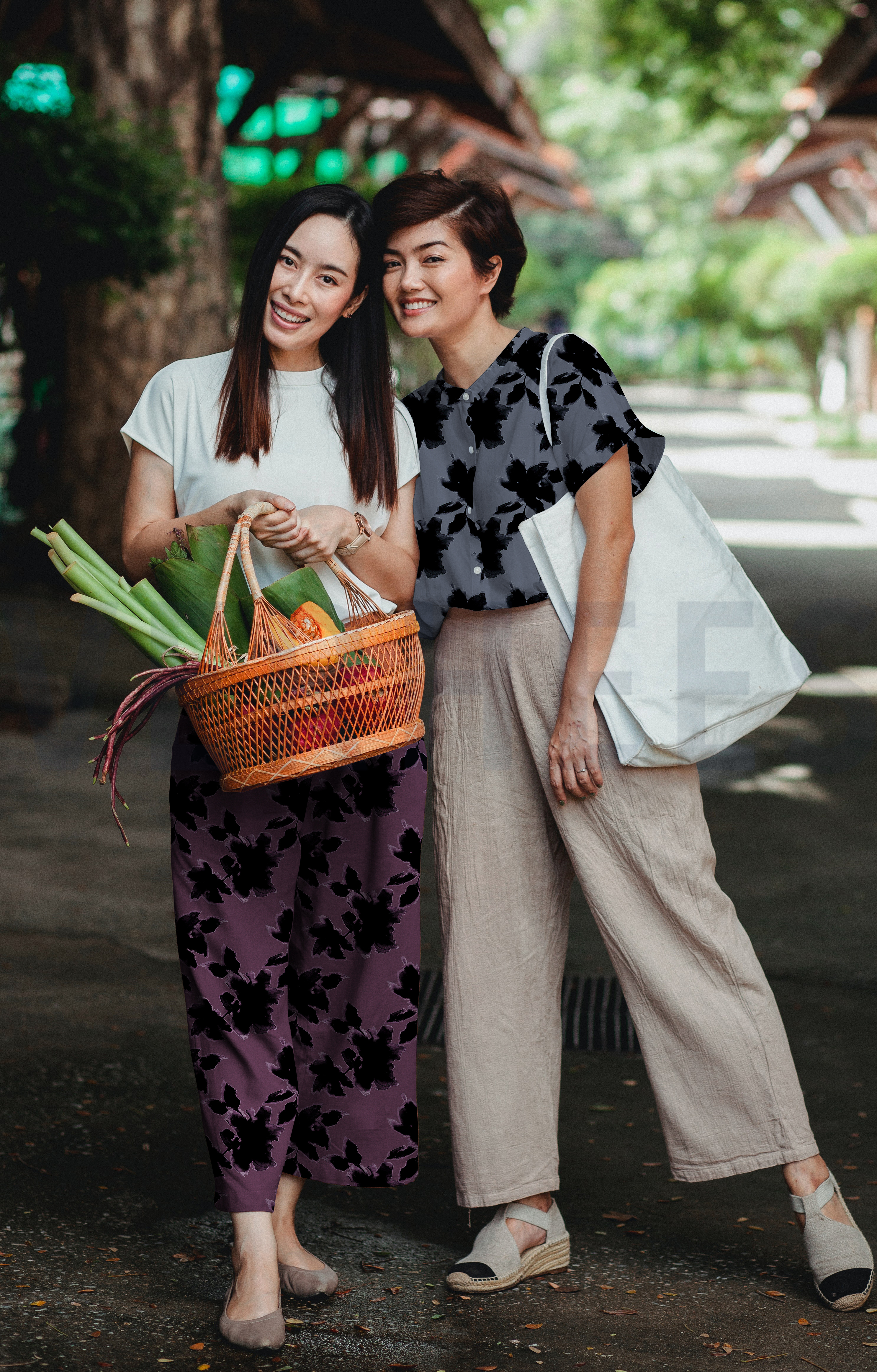 VISCOSE LUREX DIGITAAL BLOEMEN PAARS #7